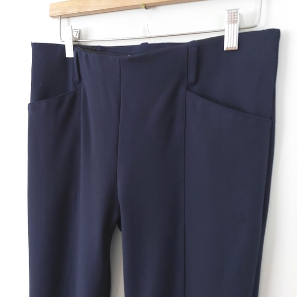 BetaBrand Bootcut Dress Yoga Pants Navy - Medium Long - Picture 13 of 14
